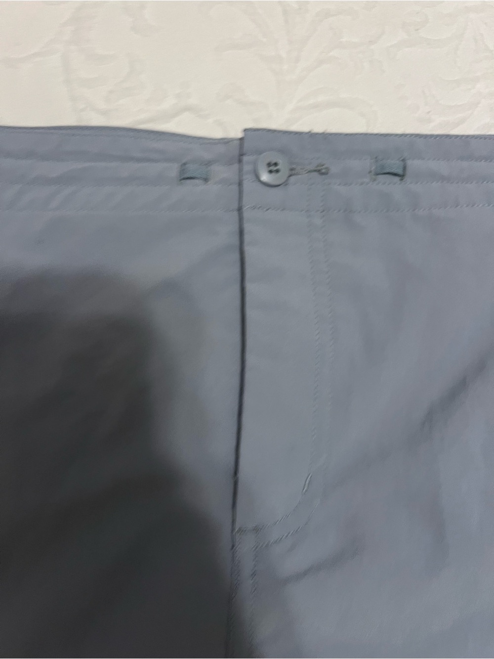 Patagonia Slate Gray/Green Outdoor Skirt with Drawstring and Pockets size 12 - Picture 2 of 13